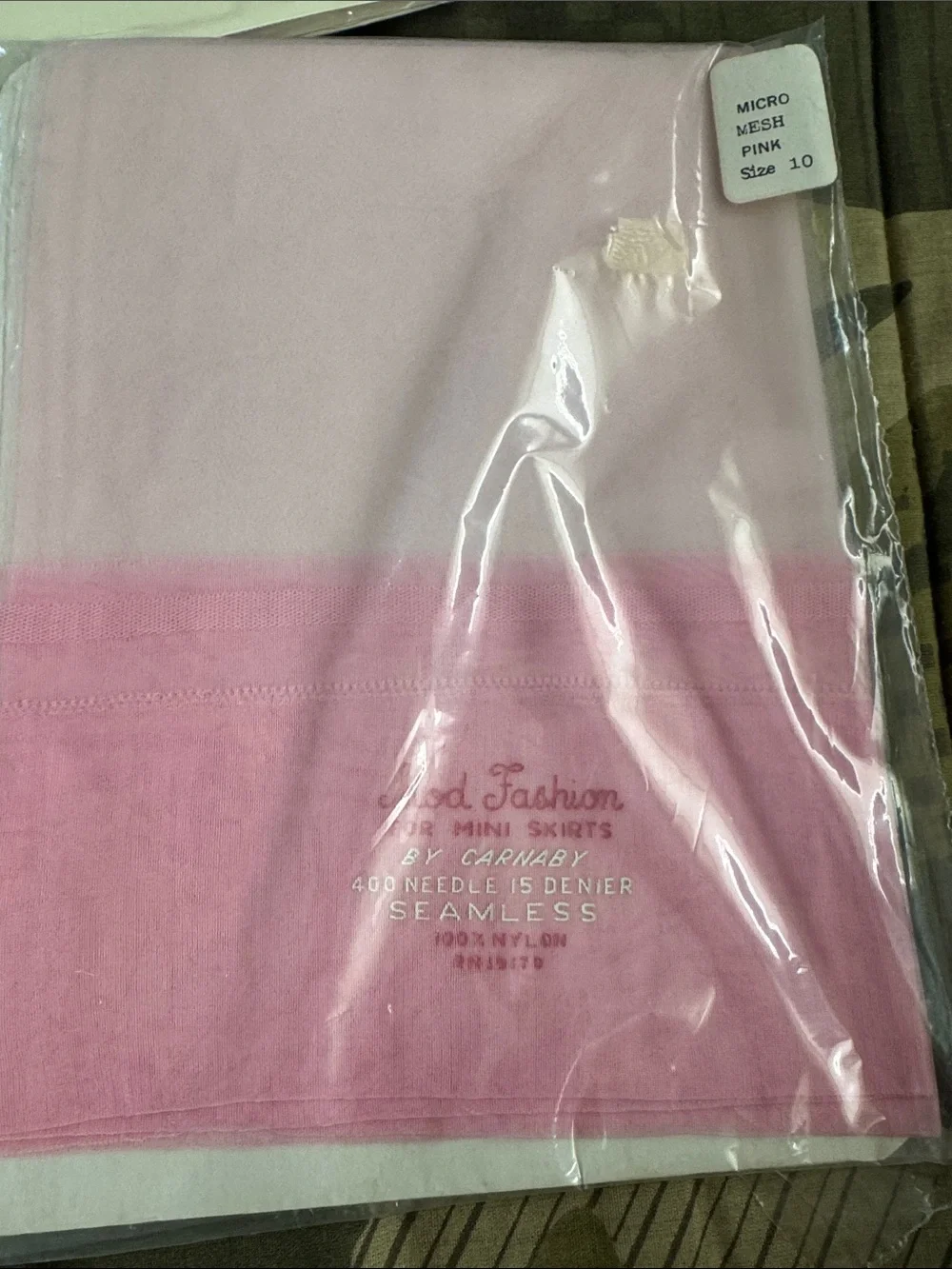 Stockings - Pink and Brown